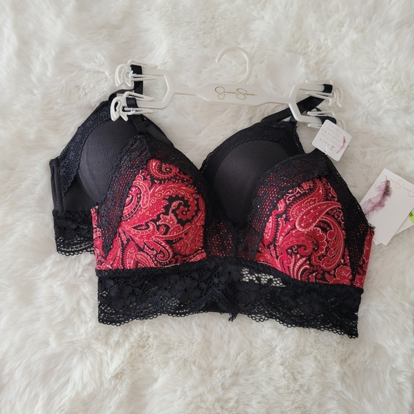 ❤️JESSICA SIMPSON BRAND NEW 2-PACK ULTRA FLIRTY WIRE-FREE BRA SIZE 36B - Picture 1 of 9